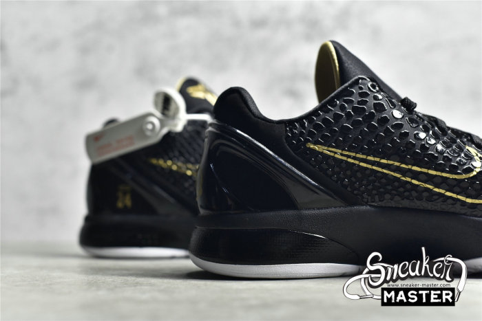 NIKE ZOOM KOBE 6 BALCK DEL SOL BLACK/METALLIC GOLD/WHITE KB0824-127