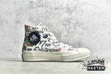 CONVERSE KITH X CHUCK TAYLOR ALL-STAR 70S HIGH 10TH ANNIVERSARY WHITE/MULTI/EGRE 172466C