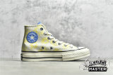 CONVERSE CHUCK TAYLOR ALL-STAR 70S HIGH SUNNY FLORAL BE NICE EGRET/UNIVERSITY BLUE/AMARILLO 172863C