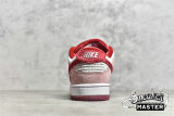 NIKE STRANGELOVE X DUNK LOW SB VALENTINE'S DAY BRIGHT MELON/GYM RED/MED SOFT PINK CT2552-600