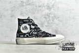 CONVERSE KITH X CHUCK TAYLOR ALL-STAR 70S HIGH 10TH ANNIVERSARY BLACK/MULTI/EGRE 172465C