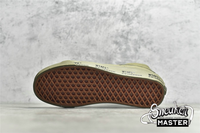 VANS WTAPS X VAULT SK8-HI LX DARK GREEN/DARK GREEN/DARK GREEN VN0003T0KBA