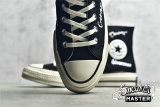 CONVERSE CHUCK TAYLOR ALL STAR 70S HIGH LOGO BLACK/BLACK/WHITE 166486C