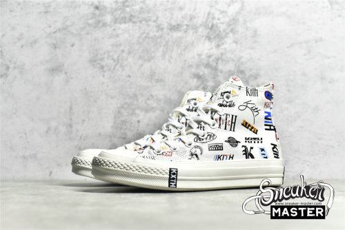 CONVERSE KITH X CHUCK TAYLOR ALL-STAR 70S HIGH 10TH ANNIVERSARY WHITE/MULTI/EGRE 172466C