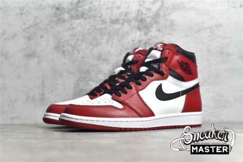 NIKE AIR JORDAN 1 RETRO HIGH OG CHICAGO 2015 WHITE/BLACK-VARSITY RED 555088-101