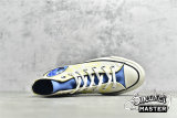 CONVERSE CHUCK TAYLOR ALL-STAR 70S HIGH SUNNY FLORAL BE NICE EGRET/UNIVERSITY BLUE/AMARILLO 172863C