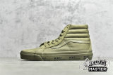 VANS WTAPS X VAULT SK8-HI LX DARK GREEN/DARK GREEN/DARK GREEN VN0003T0KBA