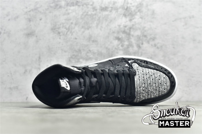 NIKE AIR JORDAN 1 HIGH OG REBELLIONAIRE BLACK/WHITE/PARTICLE GREY 555088-036