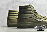 VANS WTAPS X VAULT SK8-HI LX DARK GREEN/DARK GREEN/DARK GREEN VN0003T0KBA