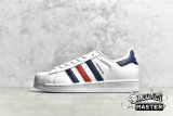 ADIDAS SUPERSTAR SHOES CLOUD WHITE/DARK BLUE/CLOUD WHITE F36583