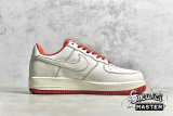 NIKE UNDEFEATED X AIR FORCE 1 07 LOW BEIGE/BEIGE/RED UN1315-801