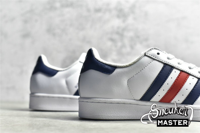 ADIDAS SUPERSTAR SHOES CLOUD WHITE/DARK BLUE/CLOUD WHITE F36583