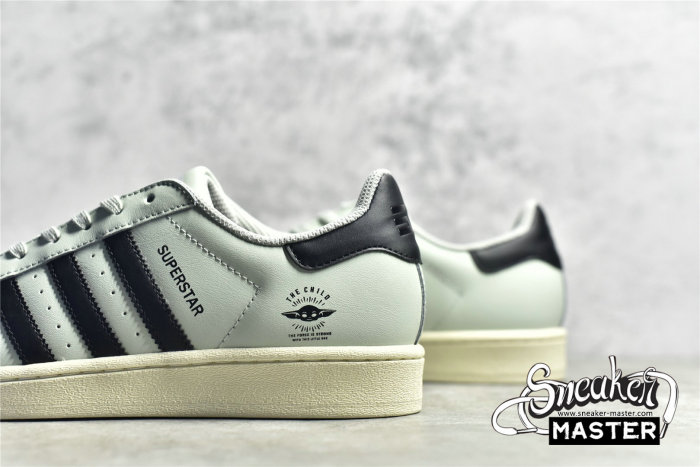 ADIDAS STAR WARS X SUPERSTAR SHOES LINEN GREEN/CORE BLACK/CREAM WHITE GZ2751