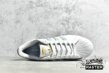 ADIDAS SUPERSTAR SHOES CLOUD WHITE/GREY-GOLD METALLIC CP9502