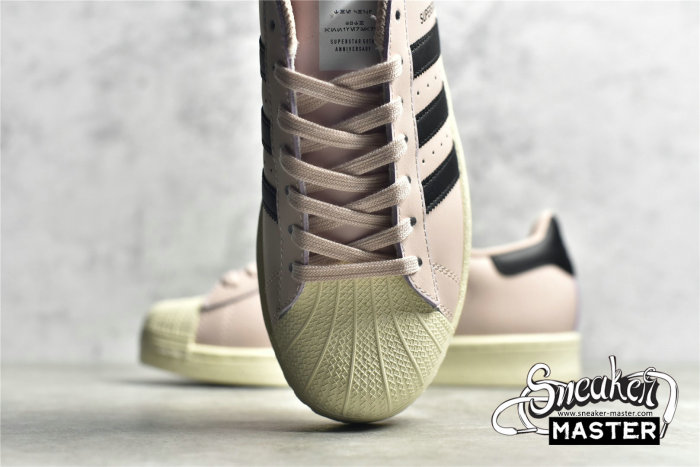 ADIDAS SUPERSTAR SHOES PINK/CORE BLACK/BEIGE GZ2753
