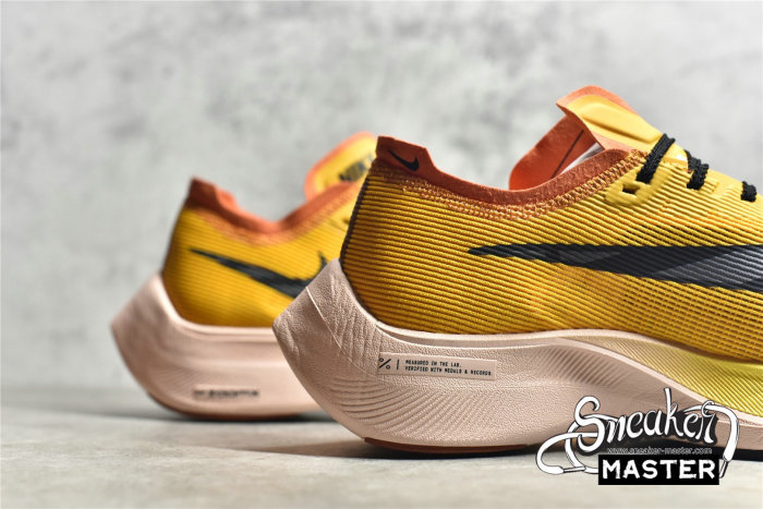 NIKE ZOOMX VAPORFLY NEXT% 2 EKIDEN ZOOM PACK UNIVERSITY GOLD/POLLEN/ORANGE/BLACK DO2408-739