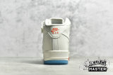 NIKE AIR FORCE 1 07 MID MIAMI BEIGE/ORANGE/BLUE MI9663-536