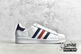 ADIDAS SUPERSTAR SHOES CLOUD WHITE/DARK BLUE/CLOUD WHITE F36583
