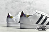 ADIDAS SUPERSTAR SHOES CORE BLACK/CLOUD WHITE/MULTI AC8565