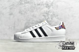 ADIDAS SUPERSTAR SHOES CORE BLACK/CLOUD WHITE/MULTI AC8565