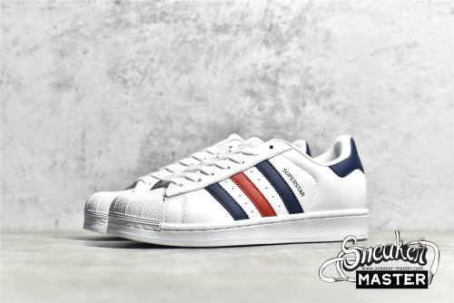 ADIDAS SUPERSTAR SHOES CLOUD WHITE/DARK BLUE/CLOUD WHITE F36583