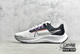 NIKE AIR ZOOM PEGASUS 38 WHITE/BLACK/FLASH CRIMSON/METALLIC SILVER CW7358-101
