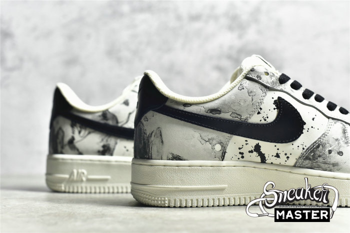 NIKE AIR FORCE 1 07 LOW LANDSCAPE PAINTING BEIGE/BLACK/PAINTING BL1522-089