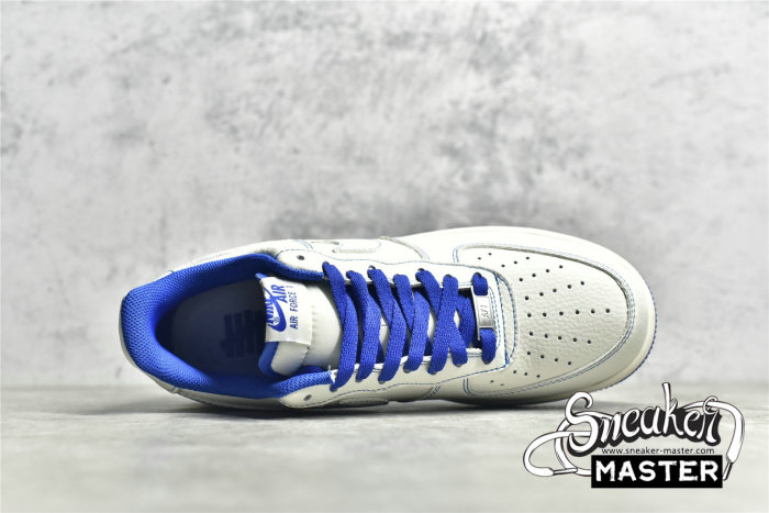 NIKE UNDEFEATED X AIR FORCE 1 LOW WHITE/BEIGE/BLUE UN1570-680