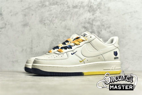 NIKE AIR FORCE 1 LOW 07 SU19 WHITE/YELLOW/NAVY BLUE TN2569-307