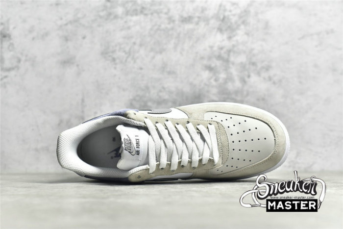 NIKE AIR FORCE 1 07 LOW GREY/WHITE/PURPLE LM2033-208