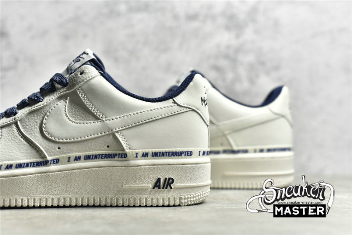 NIKE AIR FORECE 1 LOW 07 WHITE/WHITE/BLUE NU6602-301