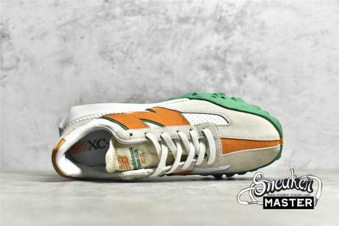 NEW BALANCE CASABLANCA X XC-72 RUNNING SHOES ORANGE/GREEN/BEIGE UXC72CBD