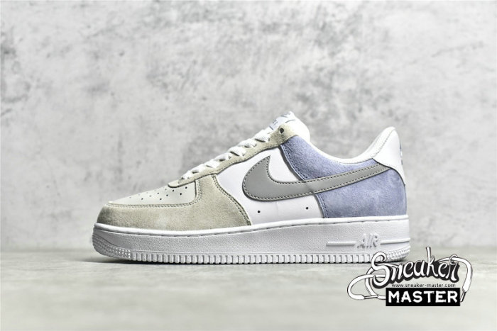 NIKE AIR FORCE 1 07 LOW GREY/WHITE/PURPLE LM2033-208