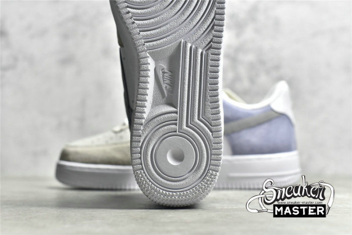 NIKE AIR FORCE 1 07 LOW GREY/WHITE/PURPLE LM2033-208