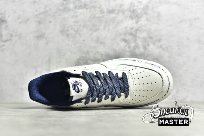 NIKE AIR FORECE 1 LOW 07 WHITE/WHITE/BLUE NU6602-301