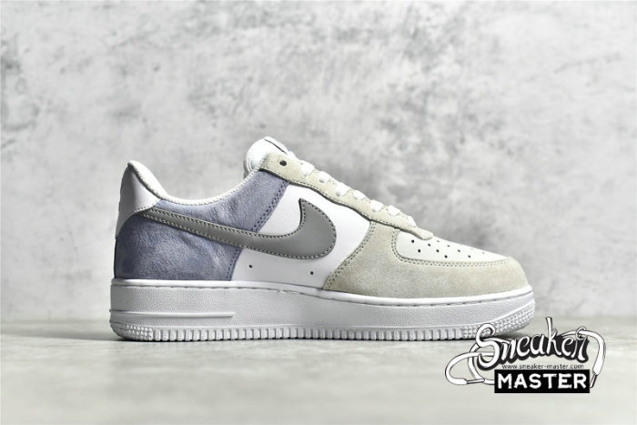 NIKE AIR FORCE 1 07 LOW GREY/WHITE/PURPLE LM2033-208