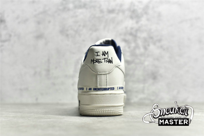 NIKE AIR FORECE 1 LOW 07 WHITE/WHITE/BLUE NU6602-301