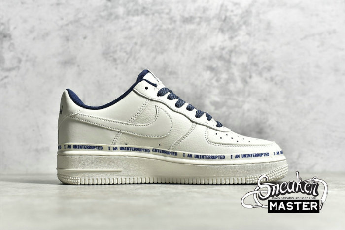 NIKE AIR FORECE 1 LOW 07 WHITE/WHITE/BLUE NU6602-301