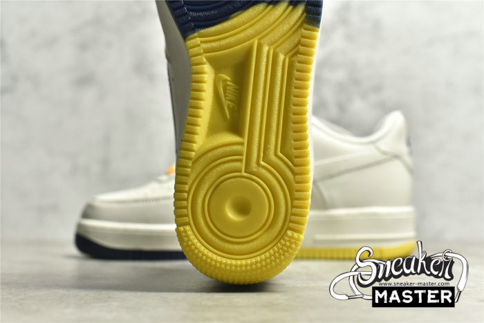 NIKE AIR FORCE 1 LOW 07 SU19 WHITE/YELLOW/NAVY BLUE TN2569-307