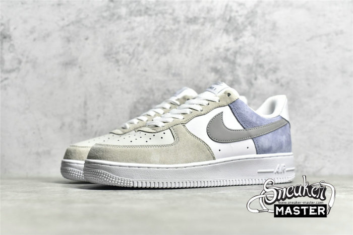 NIKE AIR FORCE 1 07 LOW GREY/WHITE/PURPLE LM2033-208