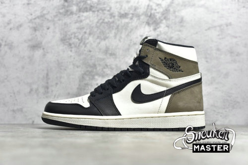 NIKE AIR JORDAN 1 RETRO HIGH OG SAIL/DARK MOCHA/BLACK/BLACK 555088-105