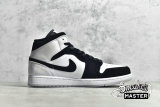 NIKE AIR JORDAN 1 MID SE DIAMOND WHITE/WHITE/BLACK DH6933-100