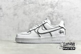 NIKE AIR FORCE 1 LOW X STUSSY WHITE/WHITE/BLACK BQ6425-109