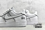 NIKE AIR FORCE 1 LOW X STUSSY WHITE/WHITE/BLACK BQ6425-109