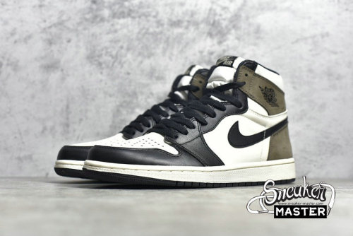 NIKE AIR JORDAN 1 RETRO HIGH OG SAIL/DARK MOCHA/BLACK/BLACK 555088-105