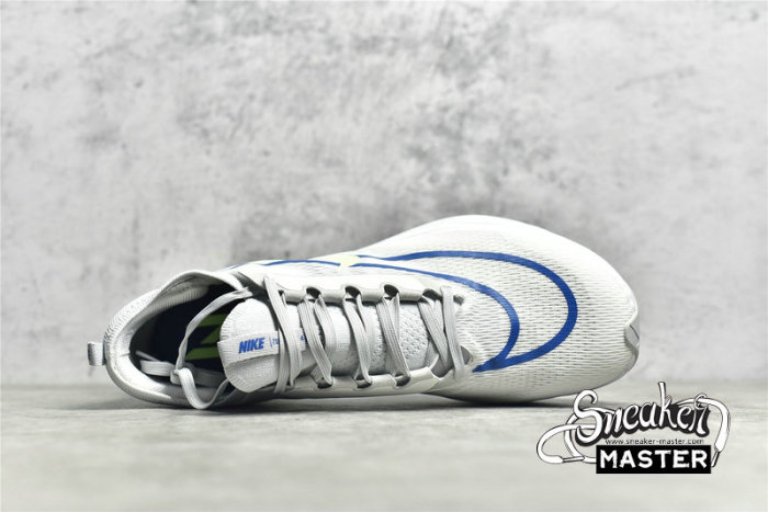NIKE ZOOM FLY 4 SUMMIT WHITE/PURE PLATINUM/IMPERIAL BLUE/LIME GLOW CT2392-100