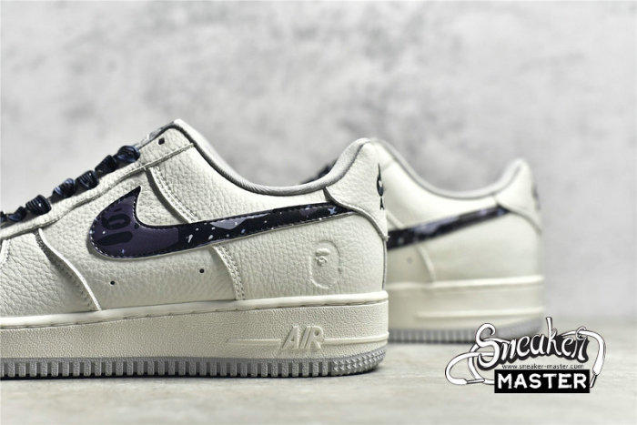 NIKE AIR FORCE 1 07 LOW X BAPE WHITE/WHITE/BLACK AA1356-115