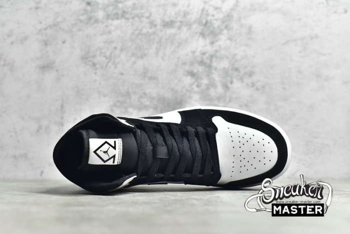 NIKE AIR JORDAN 1 MID SE DIAMOND WHITE/WHITE/BLACK DH6933-100