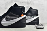 NIKE OFF-WHITE X BLAZER MID GRIM REAPERS BLACK/CONE-BLACK-WHITE AA3832-001