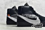 NIKE OFF-WHITE X BLAZER MID GRIM REAPERS BLACK/CONE-BLACK-WHITE AA3832-001